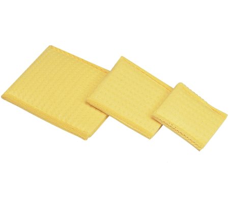 Прокладки увлажняемые вискозные желтые, 4х6 см, 6х8 см, 8х12 см